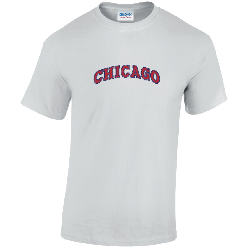 Chicago Cotton T-Shirt Available in Black Grey and White TM25CL29