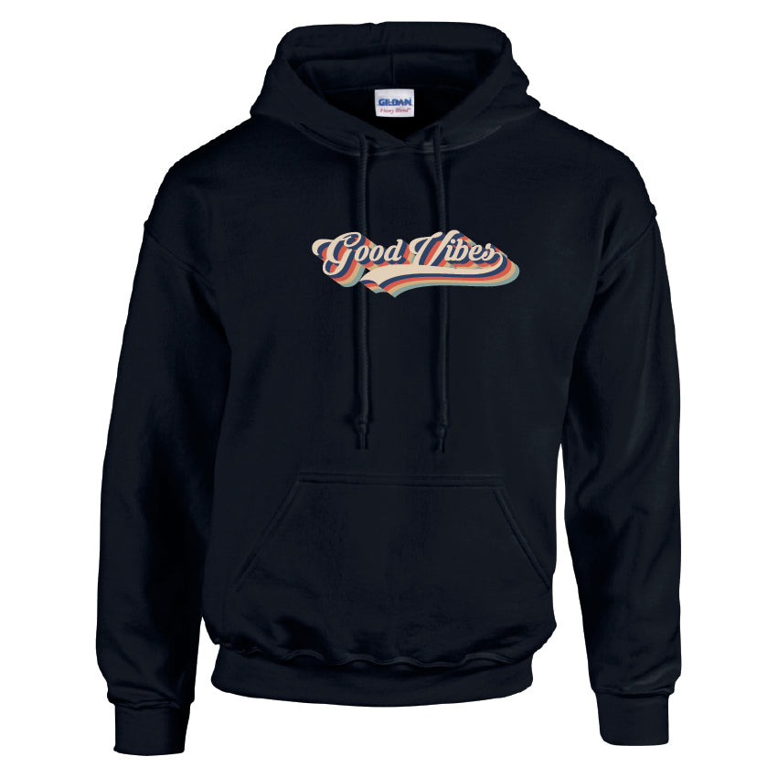 HCL30 Good Vibes Unisex Cotton Hoodie Various Sizes & Colours Available