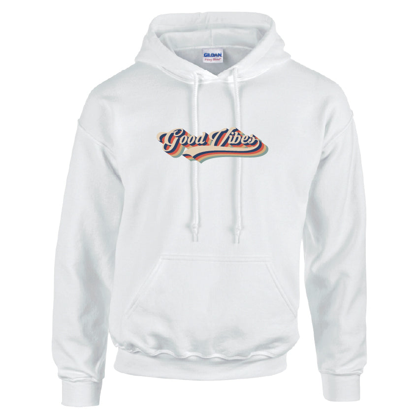HCL30 Good Vibes Unisex Cotton Hoodie Various Sizes & Colours Available