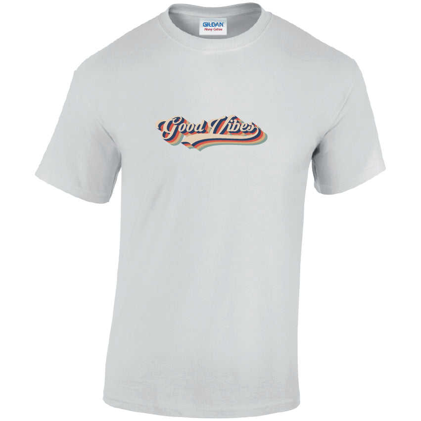 CL30 Good Vibes Unisex Cotton T-Shirts Various Sizes & Colours Available