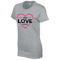 True Love Story T-Shirt Available in Black Grey and White TF25CL32