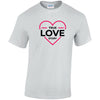 True Love Story Cotton T-Shirt Available in Black Grey and White TM25CL32