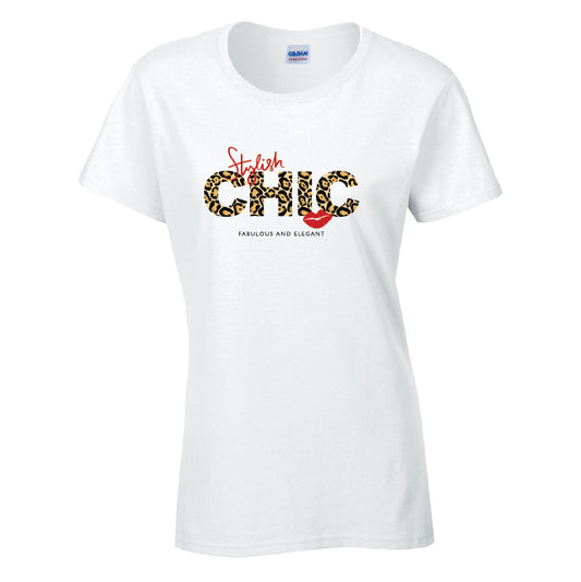 Stylish Chic T-Shirt Available in Black Grey and White TF25CL35