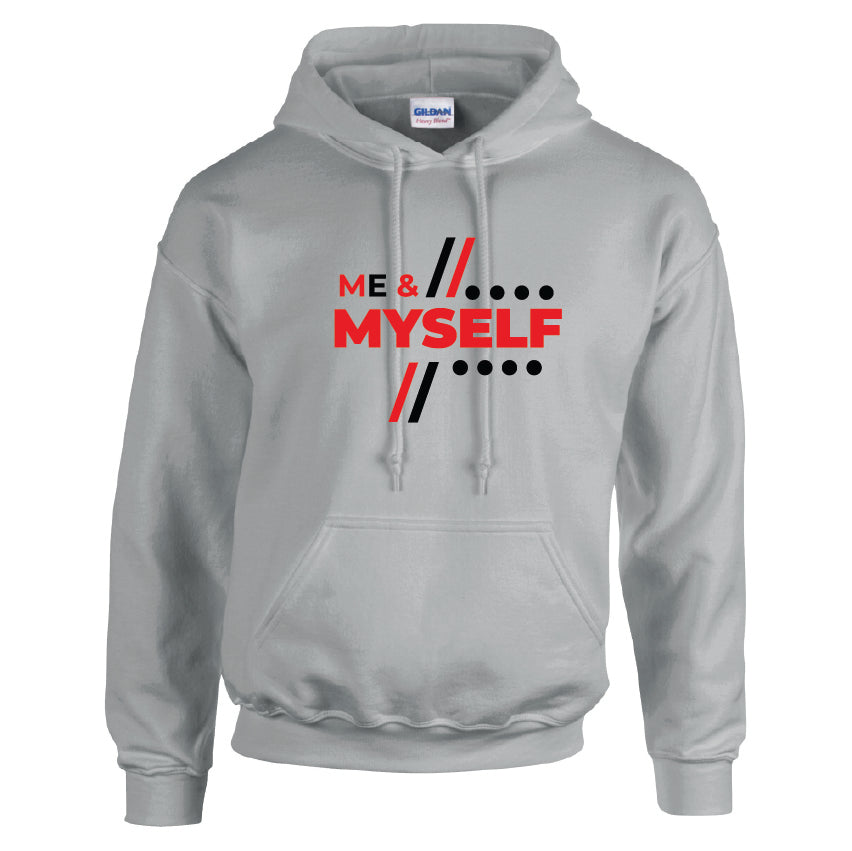 HCL36 Me & Myself Unisex Cotton Hoodie Various Sizes & Colours Available