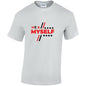 Me & Myself Cotton T-Shirt Available in Black Grey and White TM25CL36