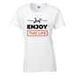 Just Enjoy This Life T-Shirt Available in Black Grey and White TF25CL37