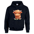 HCL03 Highland Cow Unisex Cotton Hoodie Various Sizes & Colours Available