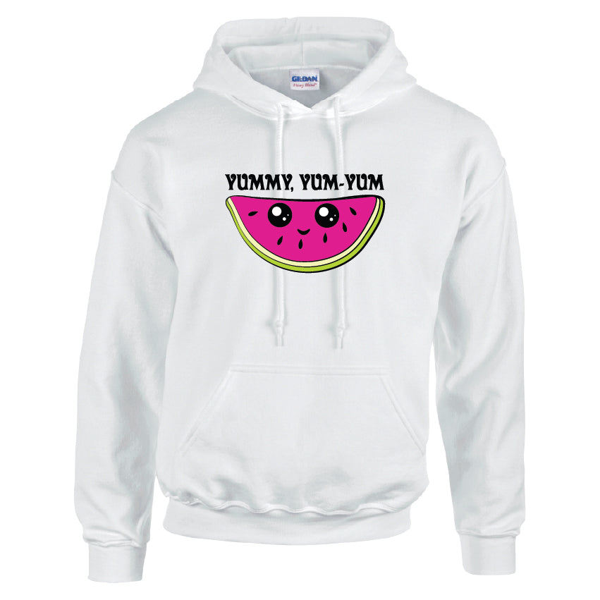 HCL41 Yummy Yum-Yum Unisex Cotton Hoodie Various Sizes & Colours Available