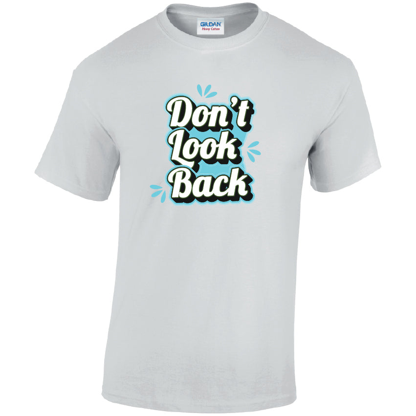 Dont Look Back Cotton T-Shirt Available in Black Grey and White TM25CL42