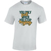 You Only Fail When You Stop Trying Cotton T-Shirt Available in Black Grey and White TM25CL44