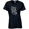 New York City Cotton T-Shirt Available in Black Grey and White TF25CL04