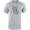 New York City Cotton T-Shirt Available in Black Grey and White TM25CL04