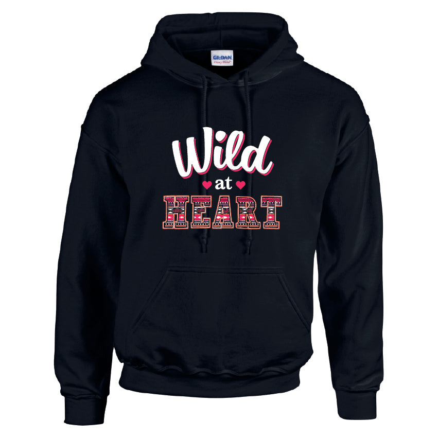 HCL06 Wild At Heart  Unisex Cotton Hoodie Various Sizes & Colours Available