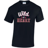 Wild At Heart Cotton T-Shirt Available in Black Grey and White TM25CL06