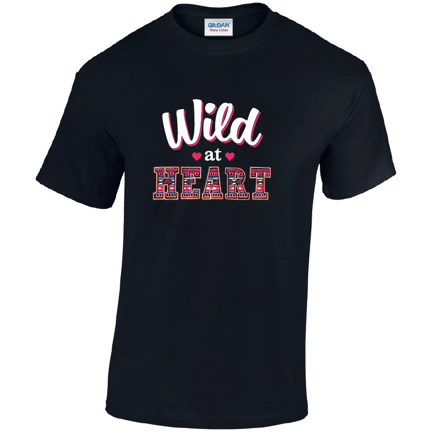 CL06 Wild At Heart Unisex Cotton T-Shirts Various Sizes & Colours Available