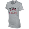 Wild At Heart Cotton T-Shirt Available in Black Grey and White TF25CL06