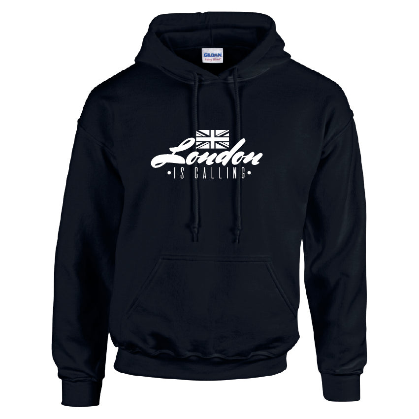 HCL07 London Is Calling Unisex Cotton Hoodie Various Sizes & Colours Available