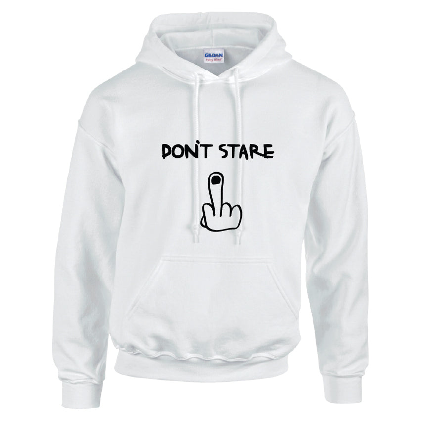 HCL08 Dont Stare Unisex Cotton Hoodie Various Sizes & Colours Available