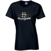 Born To Be Awesome Cotton T-Shirt Available in Black Grey and White TF25CL09