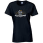 Born To Be Awesome Cotton T-Shirt Available in Black Grey and White TF25CL09