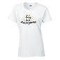 Born To Be Awesome Cotton T-Shirt Available in Black Grey and White TF25CL09