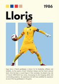 FOOT26 Hugo Lloris (1986) Printed | Premium Waterproof & Tear Resistant Full Colour Posters