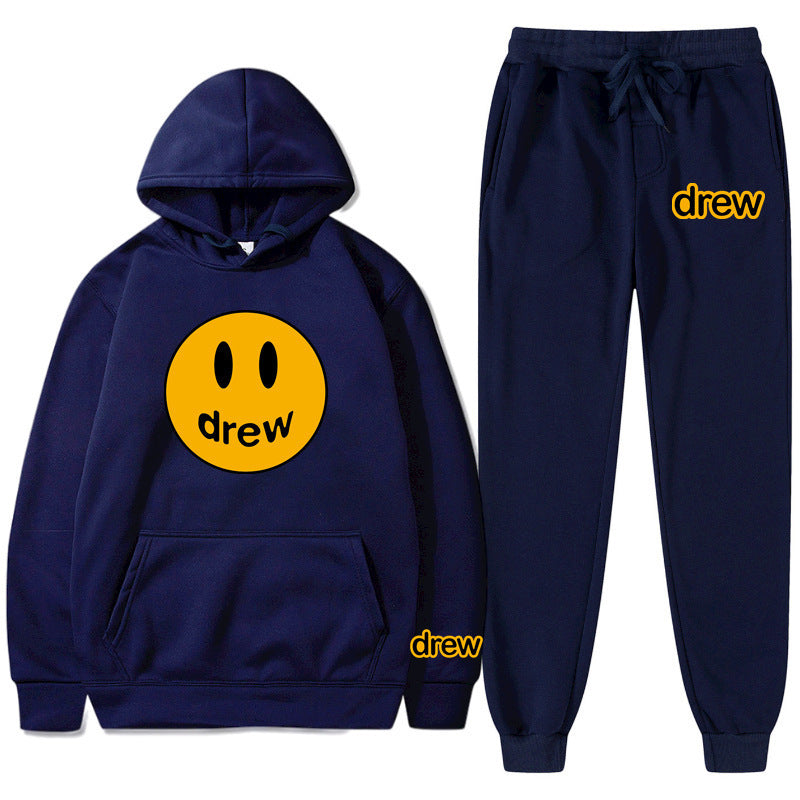 Style Unisex Long Sleeve Hooded Hoodie and Sweatpants Set
