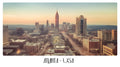 PP26 Atlanta USA Panoramic Premium Waterproof & Tear Resistant Poster