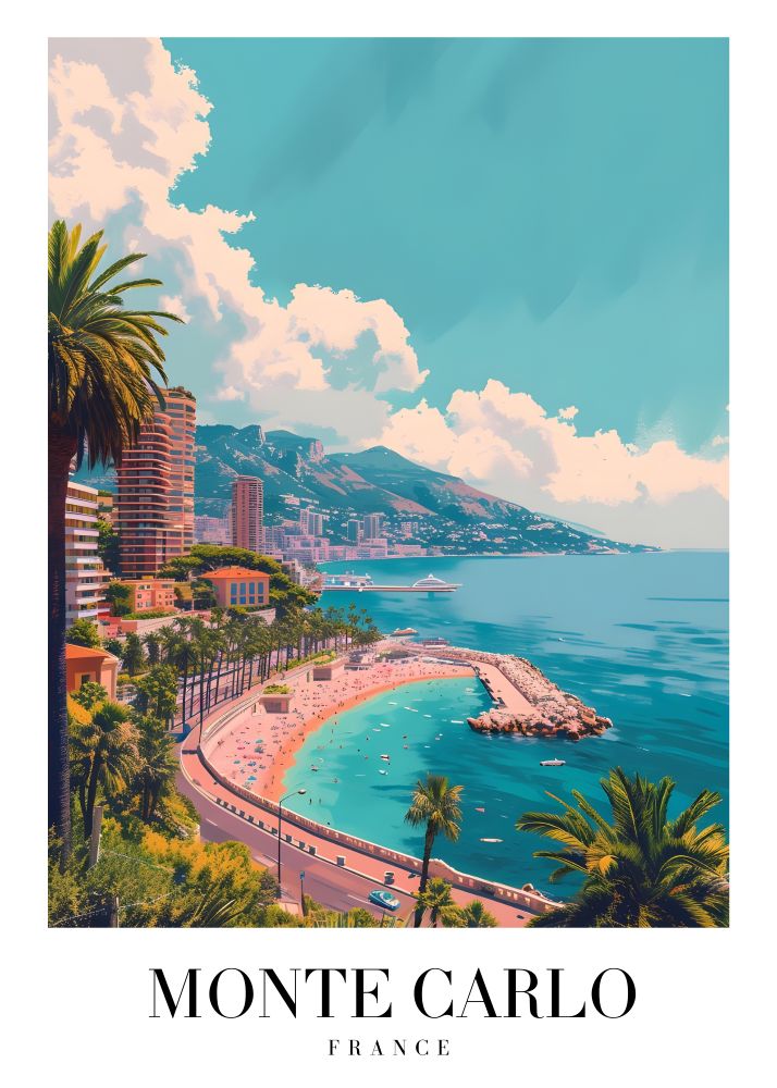 Travel Poster Printed | Premium Waterproof & Tear Resistant Full Colour Posters