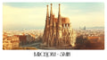 PP27 Barcelona Spain Panoramic Premium Waterproof & Tear Resistant Poster