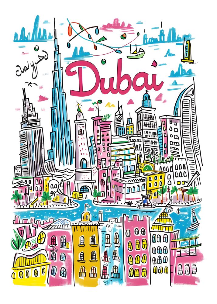 TT2 Trendy Travel Poster Printed | Premium Waterproof & Tear Resistant Full Colour Posters