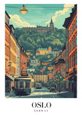 DAV29 Oslo Norway Printed | Premium Waterproof & Tear Resistant Full Colour Posters