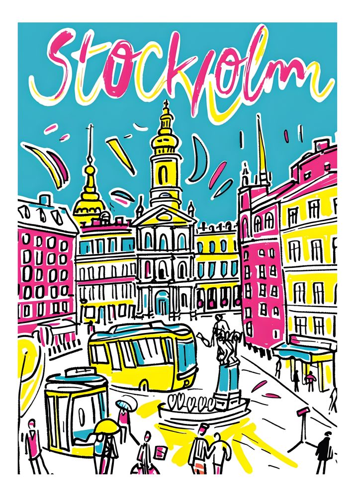 TT2 Trendy Travel Poster Printed | Premium Waterproof & Tear Resistant Full Colour Posters