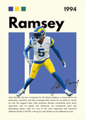 NFL29 Jalen Ramsey (1994) Printed | Premium Waterproof & Tear Resistant Full Colour Posters