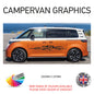 2M23CVG001 2m Campervan motorhome Side Graphics X 2 Vinyl Stickers Decals
