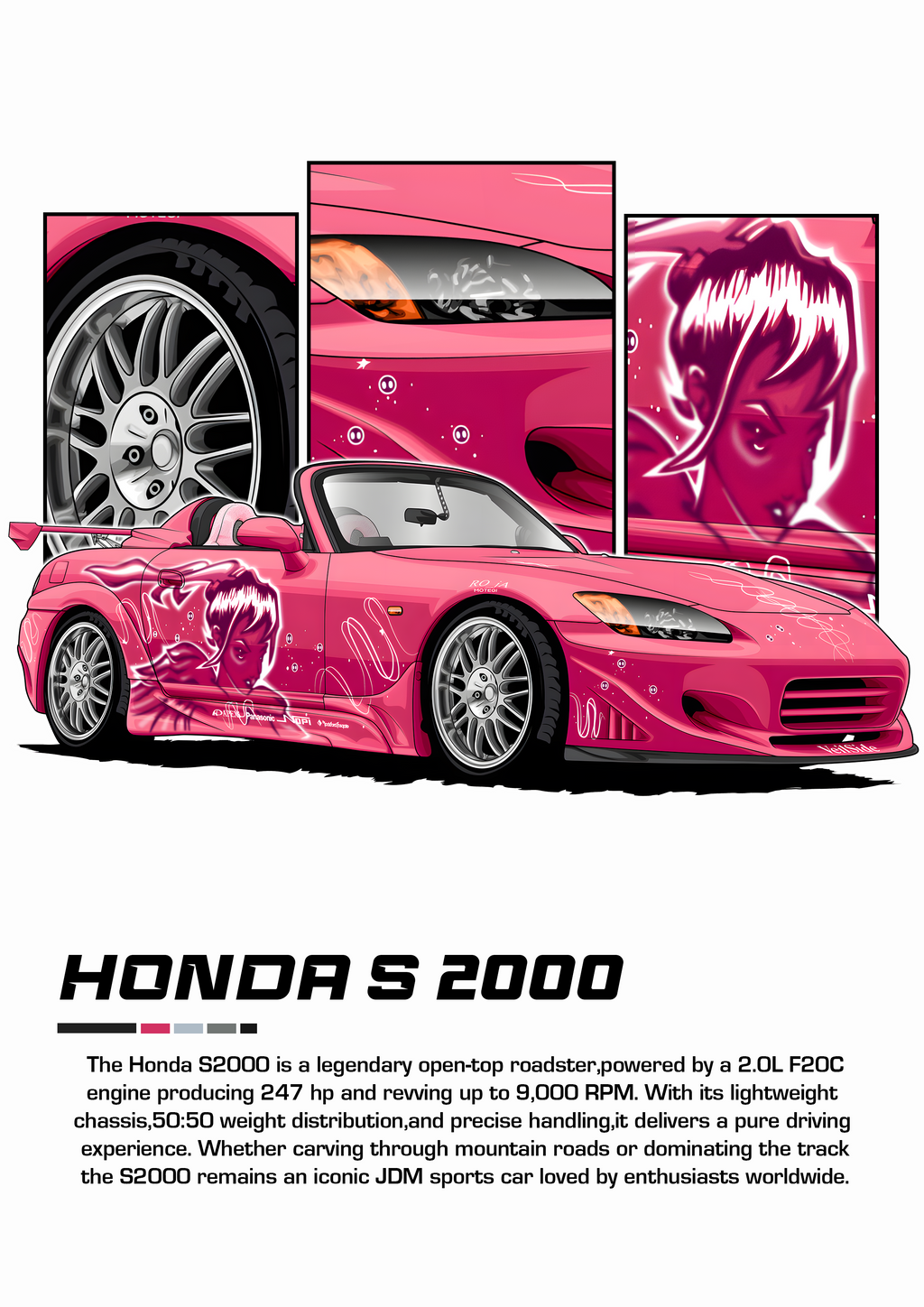 Car Poster Printed | Premium Waterproof & Tear Resistant Full Colour Posters