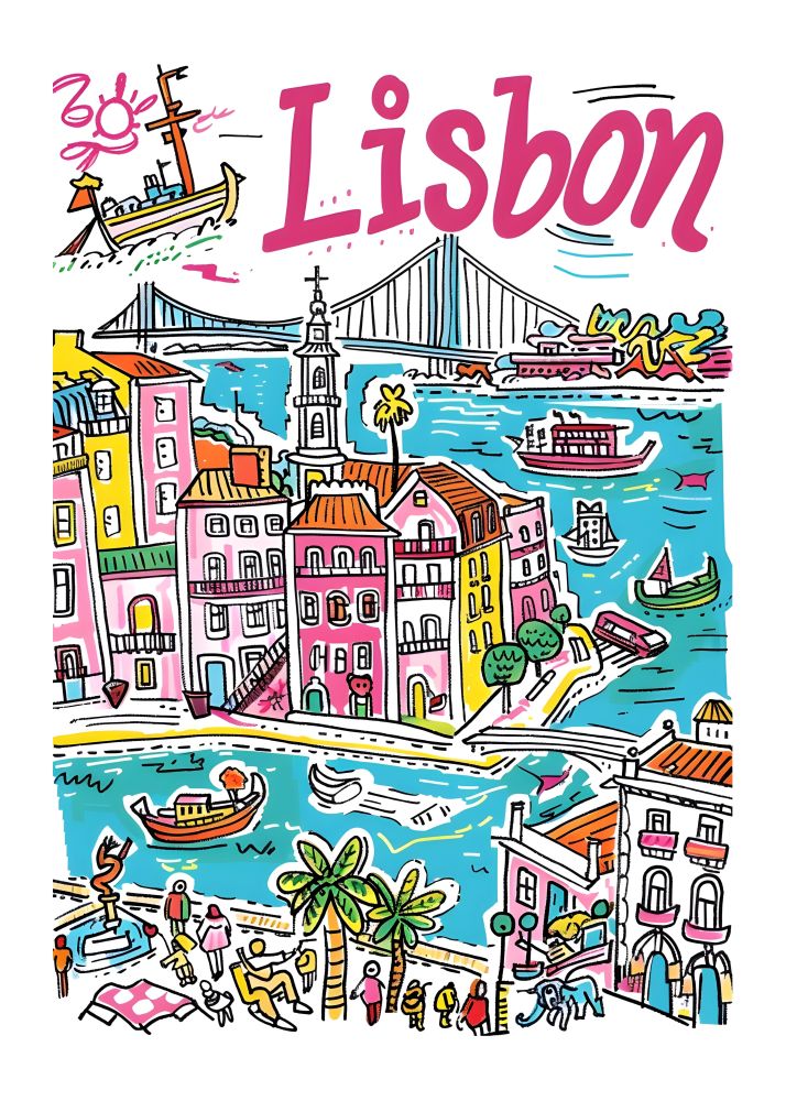 TT1 Trendy Travel Poster Printed | Premium Waterproof & Tear Resistant Full Colour Posters