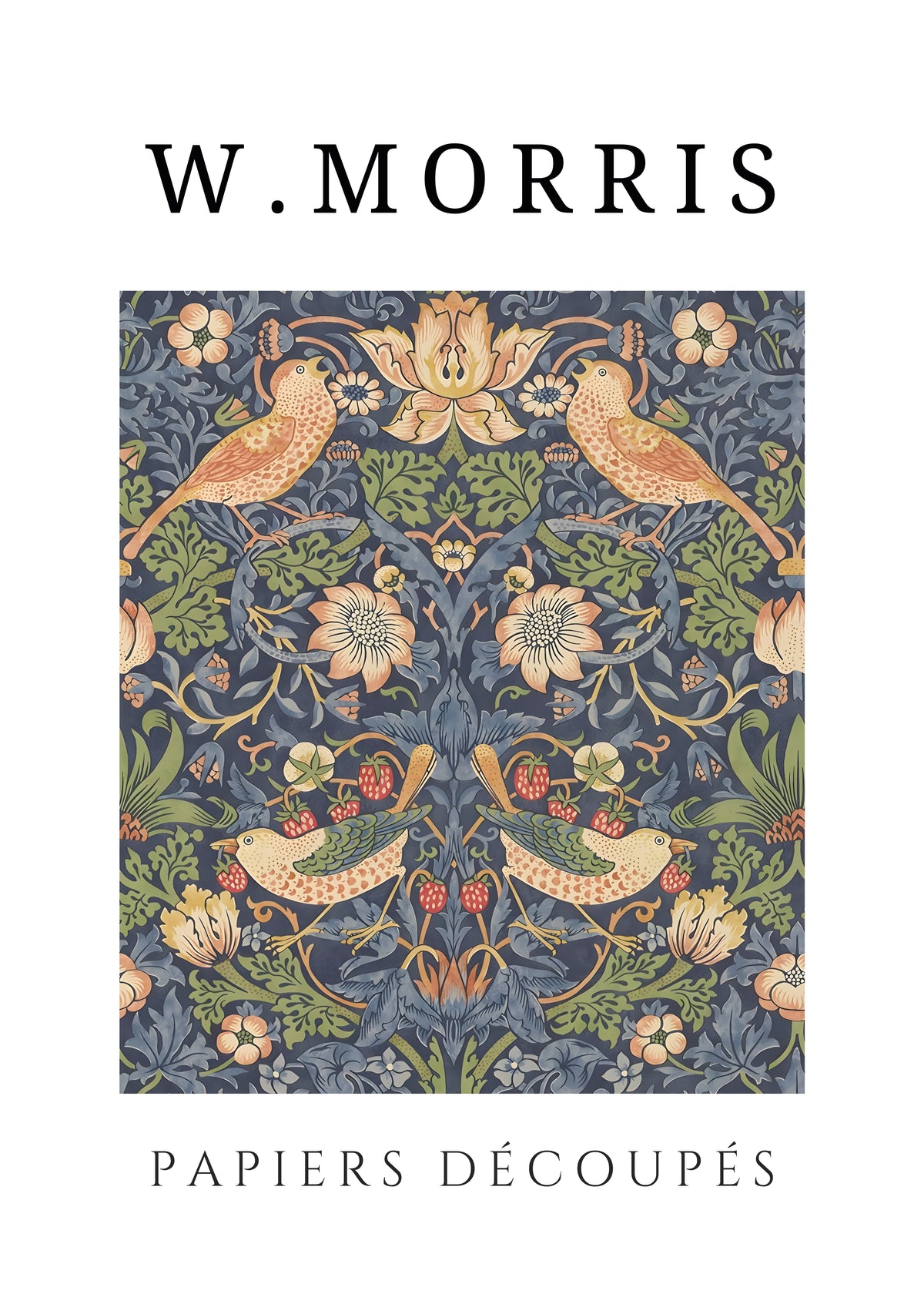 WMO02 W Morris Poster Printed | Premium Waterproof & Tear Resistant Full Colour Posters