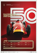 F102 F1 Cars Poster Printed | Premium Waterproof & Tear Resistant Full Colour Posters