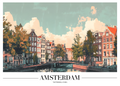DAH02 Amsterdam Netherlands Printed | Premium Waterproof & Tear Resistant Full Colour Posters