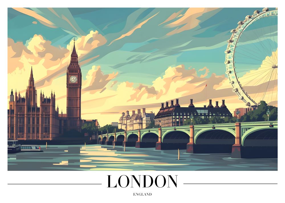 Travel Poster Printed | Premium Waterproof & Tear Resistant Full Colour Posters