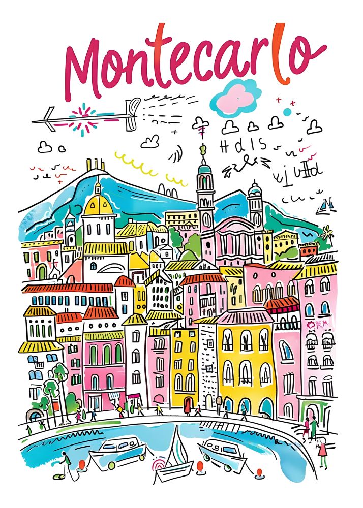 TT2 Trendy Travel Poster Printed | Premium Waterproof & Tear Resistant Full Colour Posters