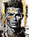 FOOT32 Cristiano Ronaldo Printed | Premium Waterproof & Tear Resistant Full Colour Posters