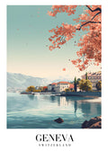 DAV34 Geneva Switzerland Printed | Premium Waterproof & Tear Resistant Full Colour Posters
