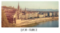 PP34 Lyon France Panoramic Premium Waterproof & Tear Resistant Poster