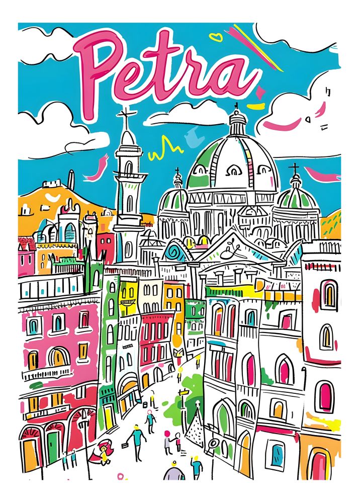 TT2 Trendy Travel Poster Printed | Premium Waterproof & Tear Resistant Full Colour Posters