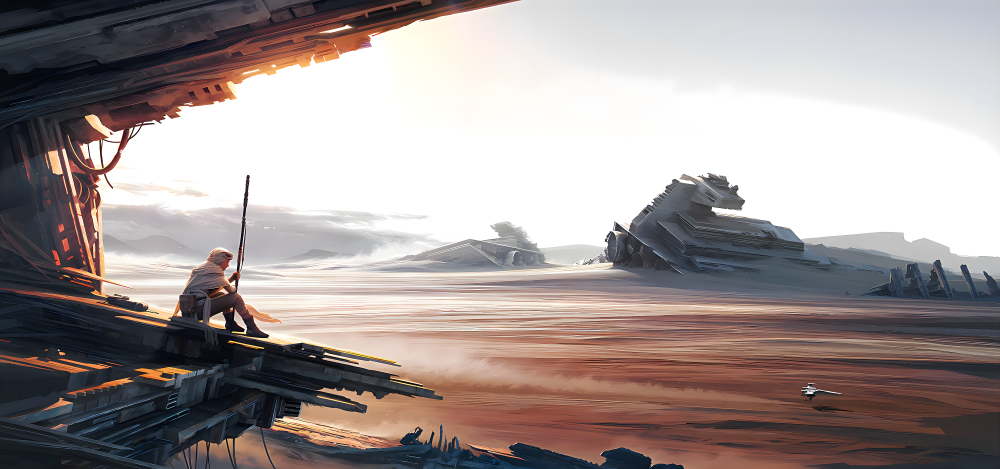 SW09 Star Wars Panoramic Premium Waterproof & Tear Resistant Poster
