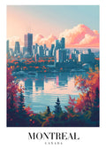 DAV37 Montreal Canada Printed | Premium Waterproof & Tear Resistant Full Colour Posters