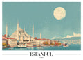 DAH37 Istanbul Turkey Printed | Premium Waterproof & Tear Resistant Full Colour Posters