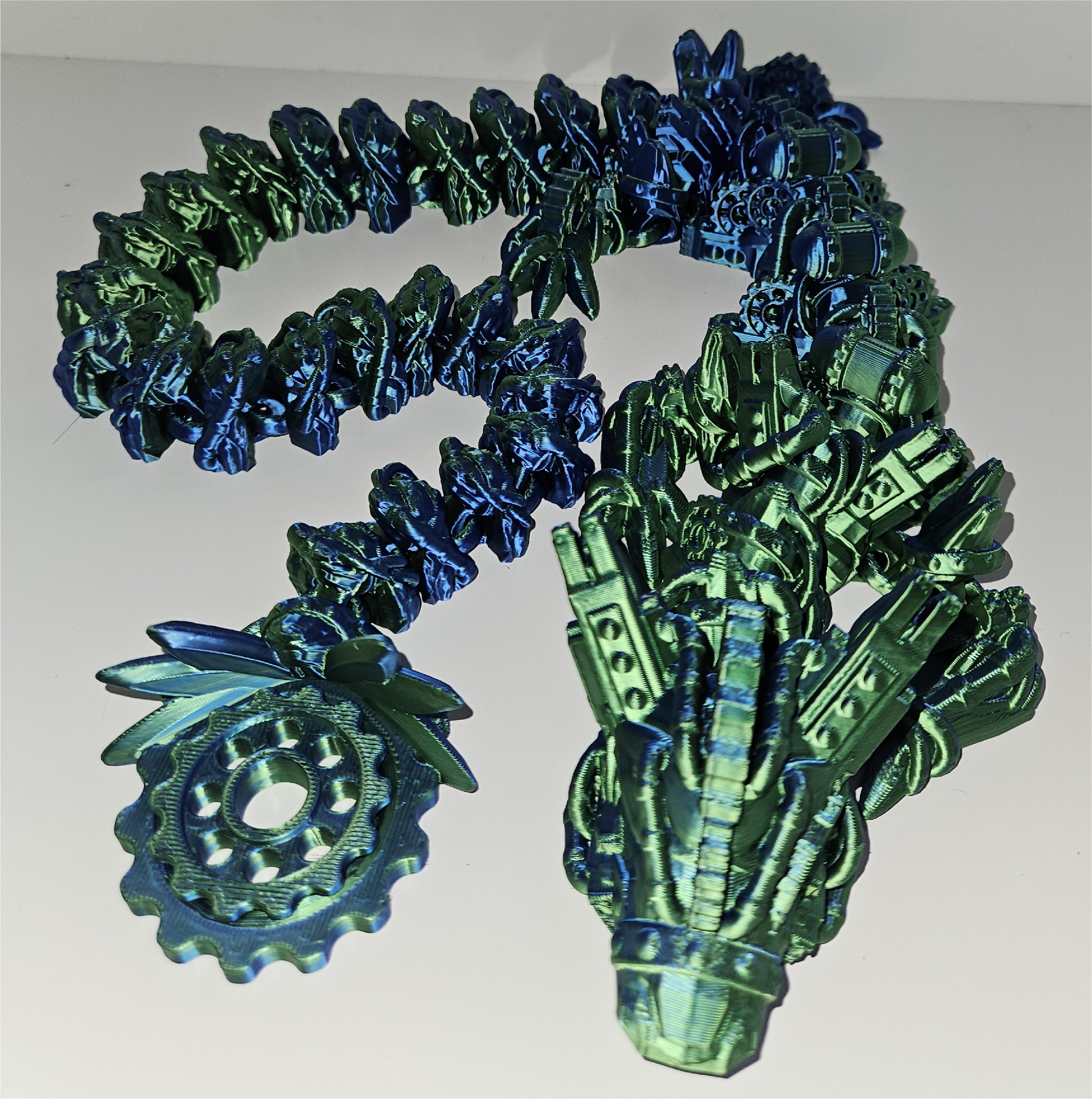 N3D03 Large Steampunk Dragon